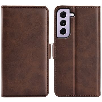 Samsung Galaxy S23 Fodral Med Magnetisk Stängning Brun