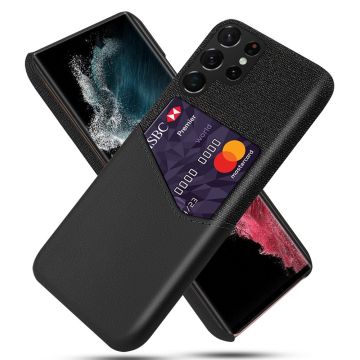 KSQ Samsung Galaxy S23 Ultra Skal Med Kortfack Svart
