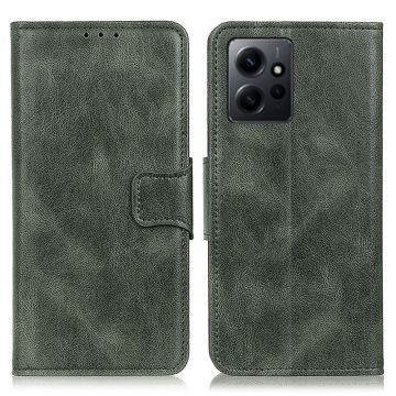 Xiaomi Redmi Note 12 4G Fodral Crazy Horse Läder Grön