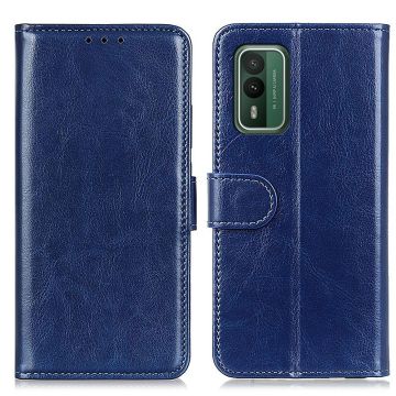 Nokia XR21 Fodral Crazy Horse Läder Blå