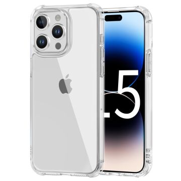 LEEU DESIGN iPhone 15 Pro Max Skal AirBag Hybrid Transparent