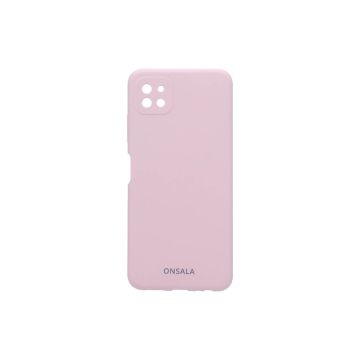ONSALA Samsung Galaxy A22 5G Mobilskal Silikon Sand Rosa