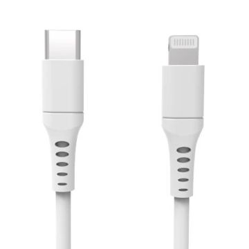GEAR Laddkabel MFi USB-C till Lightning 3m Vit