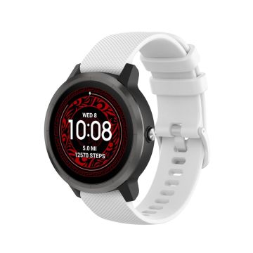 Silikon Armband För Smartwatch - Vit (20mm)