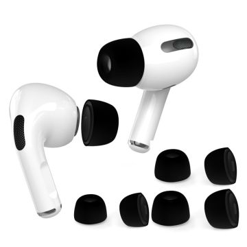 AHASTYLE AirPods Pro 2/AirPods Pro 3-PACK Öronpluggar Svart