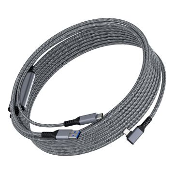 AMVR 5m USB-C Link Kabel till VR Headset USB3.2 Grå