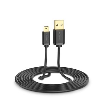 Ugreen 1.5m USB-A - USB Mini-B 5 Pin Laddningskabel Svart