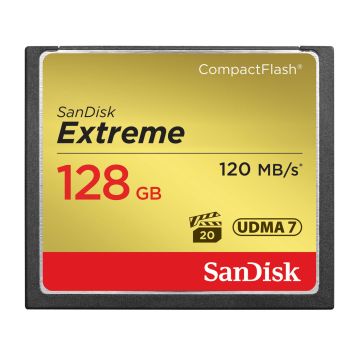 SanDisk CF Extreme 128GB 120MB/s Minneskort