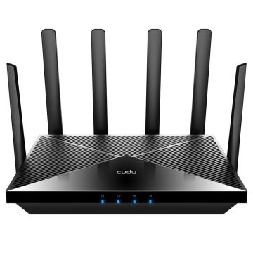 Cudy 4G Router LT18 Cat 18 AX1800 Gigabit Dual-SIM Svart