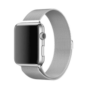 Milanese Loop Metall Armband Apple Watch 42/44/45/49 mm Silver