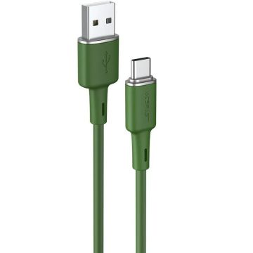 Acefast 3A USB-A Till USB-C 1.2m - Grön