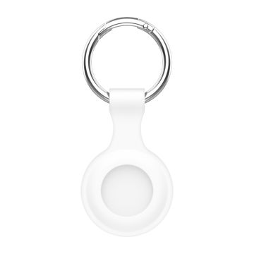 AirTag Hållare med nyckelring - Vit