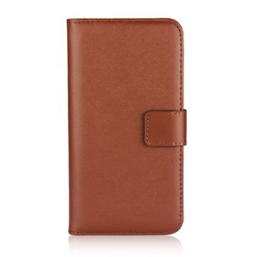 Samsung S20 - Plånboksfodral I Äkta Läder - Brun