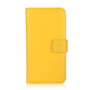 iPhone 12/12 Pro Fodral I Äkta Läder - Gul