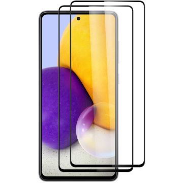 [2-Pack] - Samsung A53 5G Heltäckande Skärmskydd i Härdat Glas