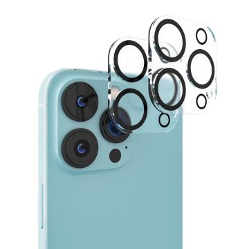 2-Pack iPhone 15 Pro Linsskydd I Härdat Glas